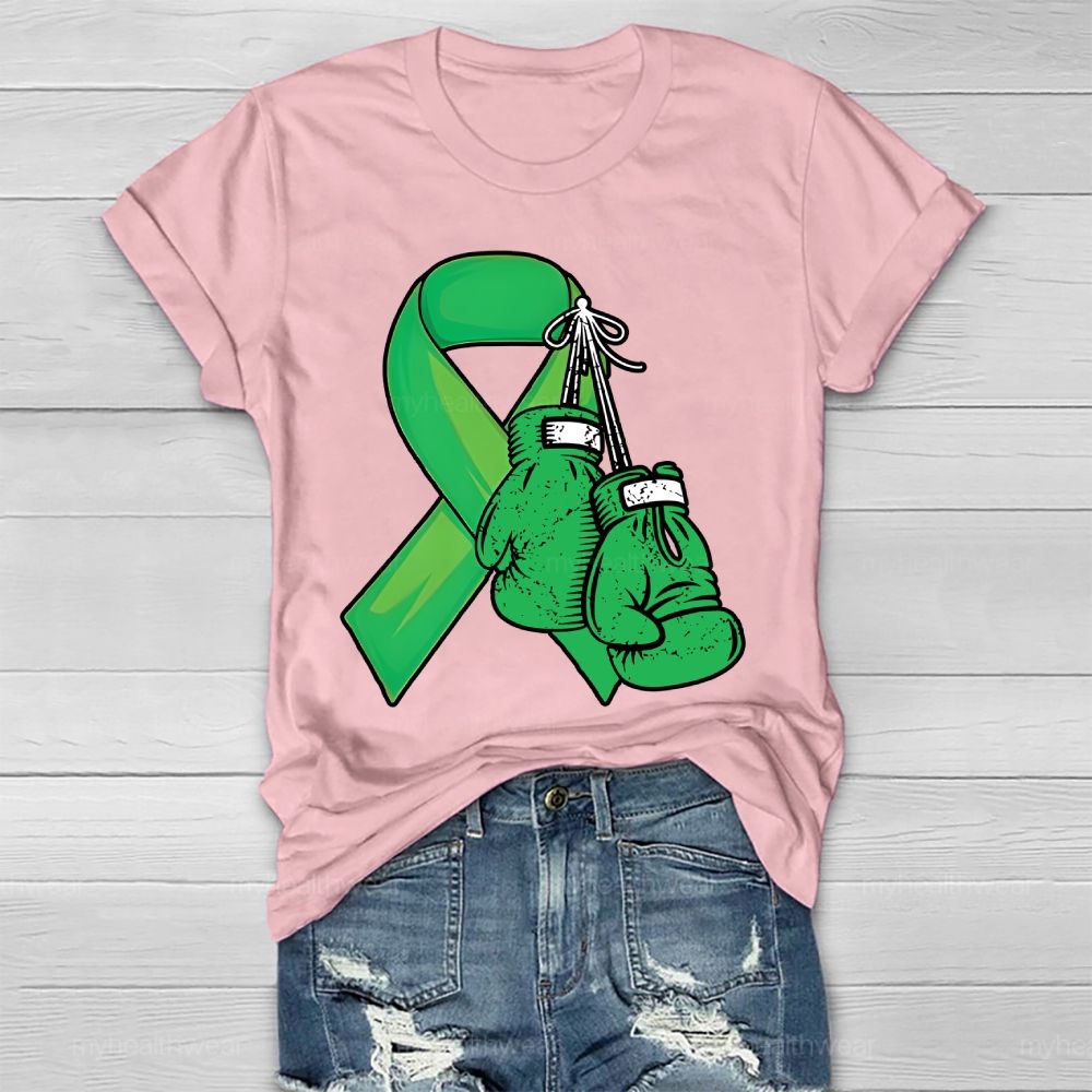Green Ribbon Boxing Gloves  Healthwear T-shirt
