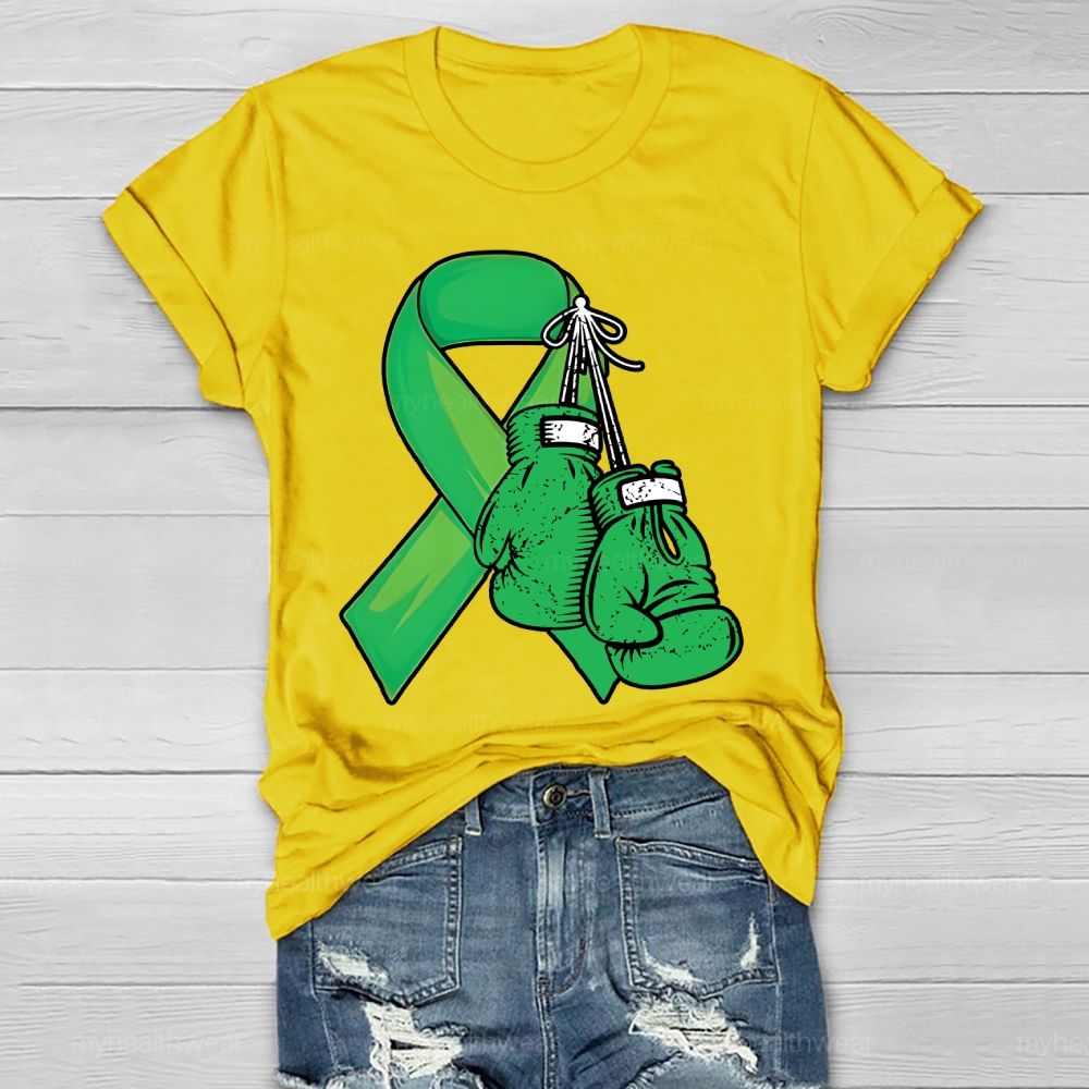 Green Ribbon Boxing Gloves  Healthwear T-shirt