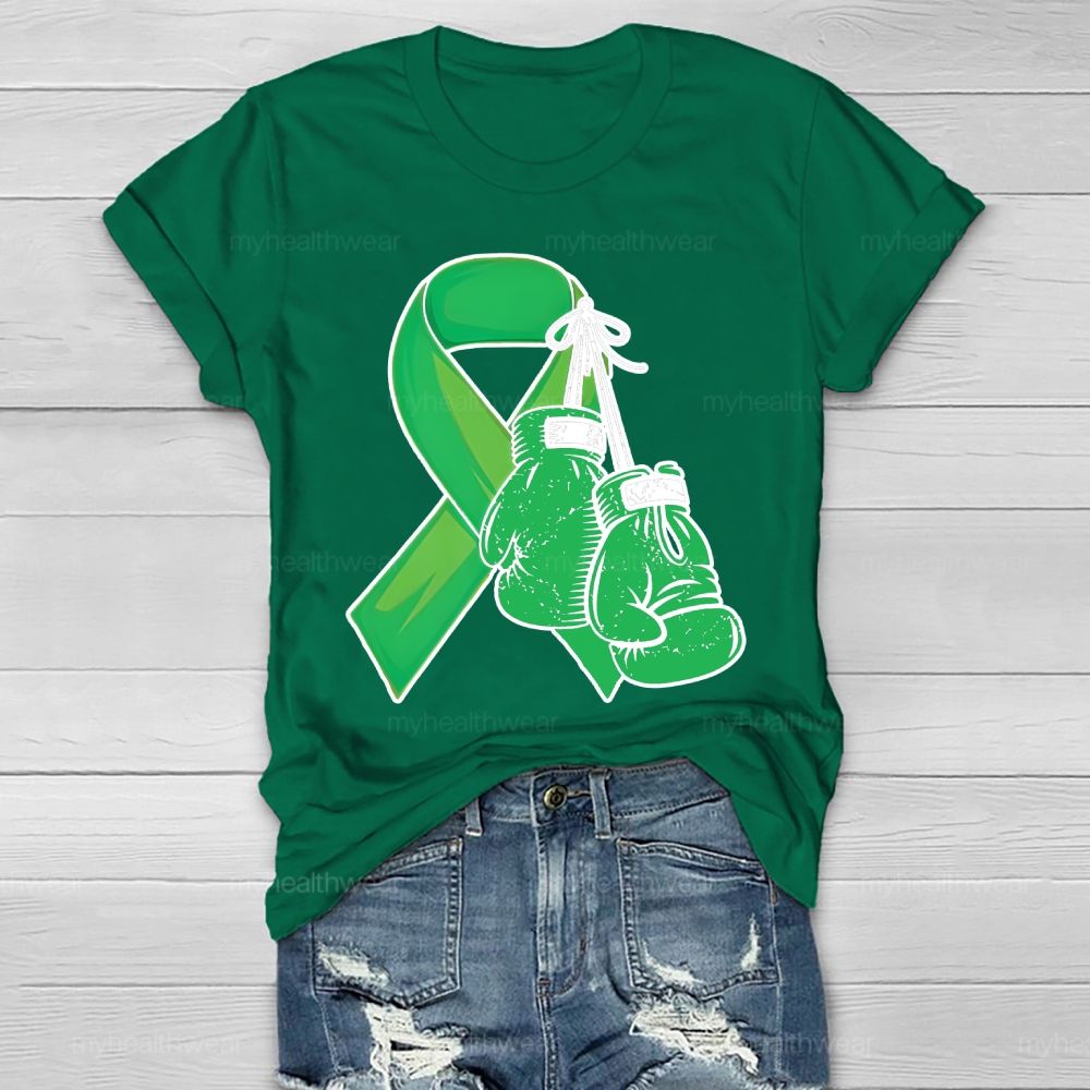 Green Ribbon Boxing Gloves  Healthwear T-shirt