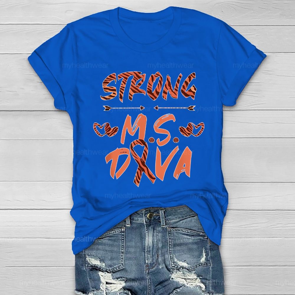 Strong Ms  Diva  Healthwear T-shirt