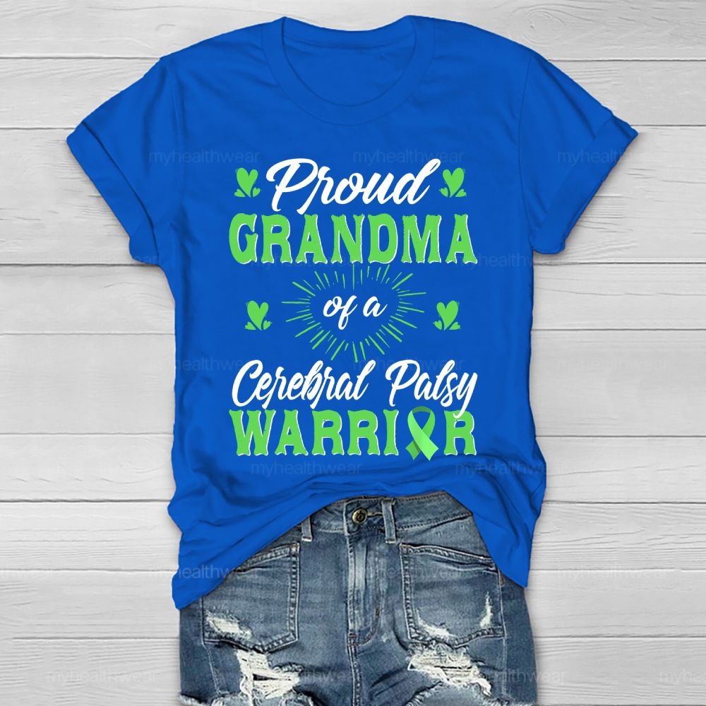 Proud Grandma of A Cerebral Palsy Warrior Healthwear T-shirt