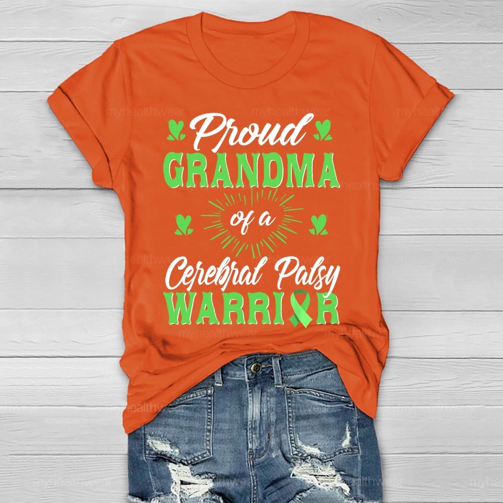 Proud Grandma of A Cerebral Palsy Warrior Healthwear T-shirt