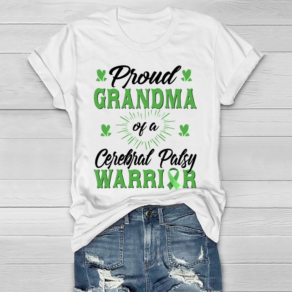 Proud Grandma of A Cerebral Palsy Warrior Healthwear T-shirt