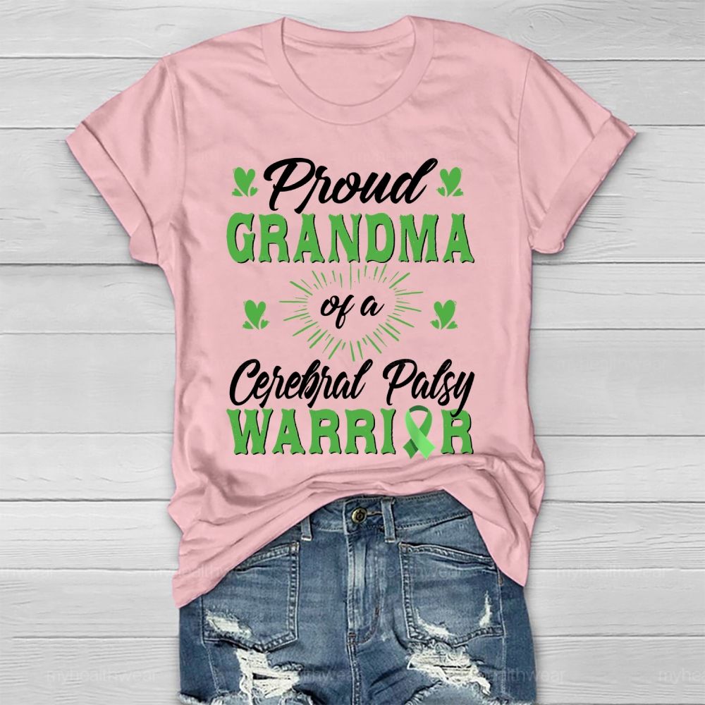Proud Grandma of A Cerebral Palsy Warrior Healthwear T-shirt