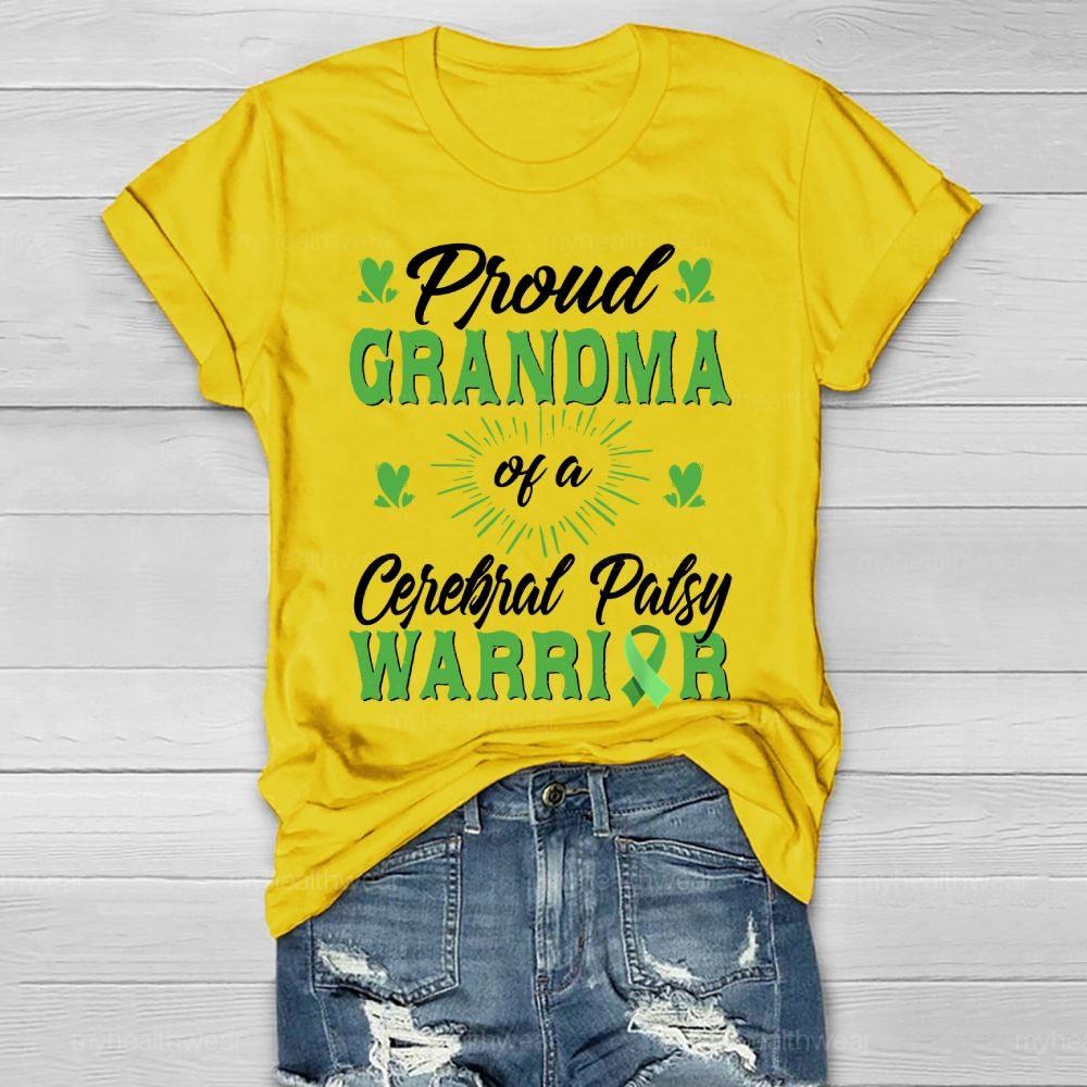 Proud Grandma of A Cerebral Palsy Warrior Healthwear T-shirt