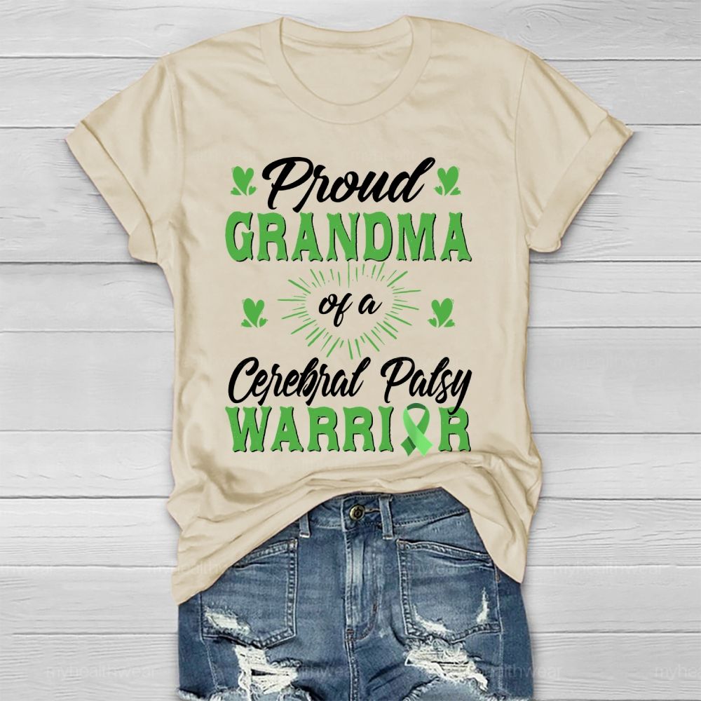 Proud Grandma of A Cerebral Palsy Warrior Healthwear T-shirt