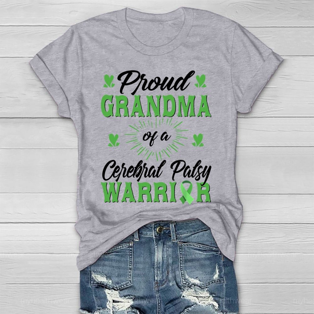 Proud Grandma of A Cerebral Palsy Warrior Healthwear T-shirt