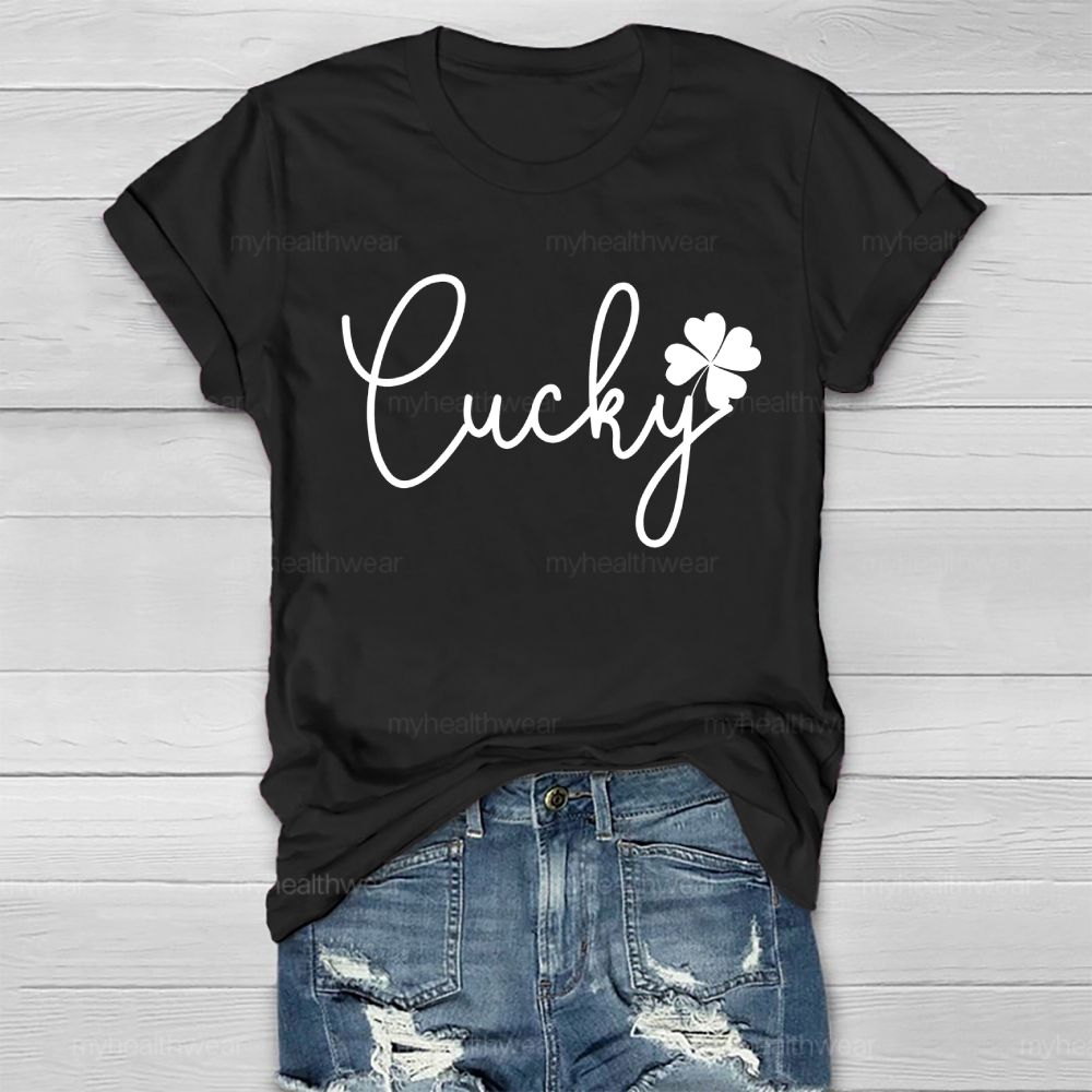 Luck Four-Leaf Clover Healthwear T-shirt