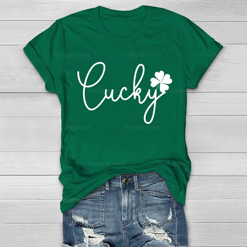 Luck Four-Leaf Clover Healthwear T-shirt