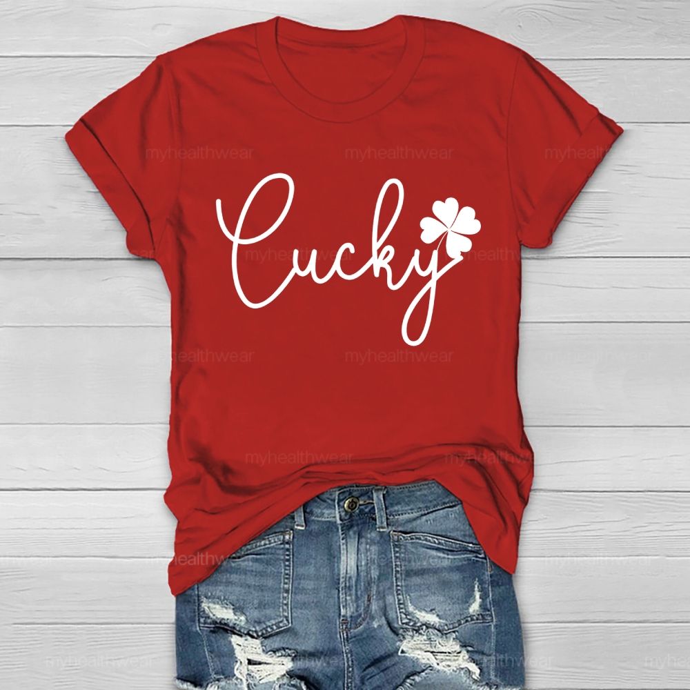 Luck Four-Leaf Clover Healthwear T-shirt