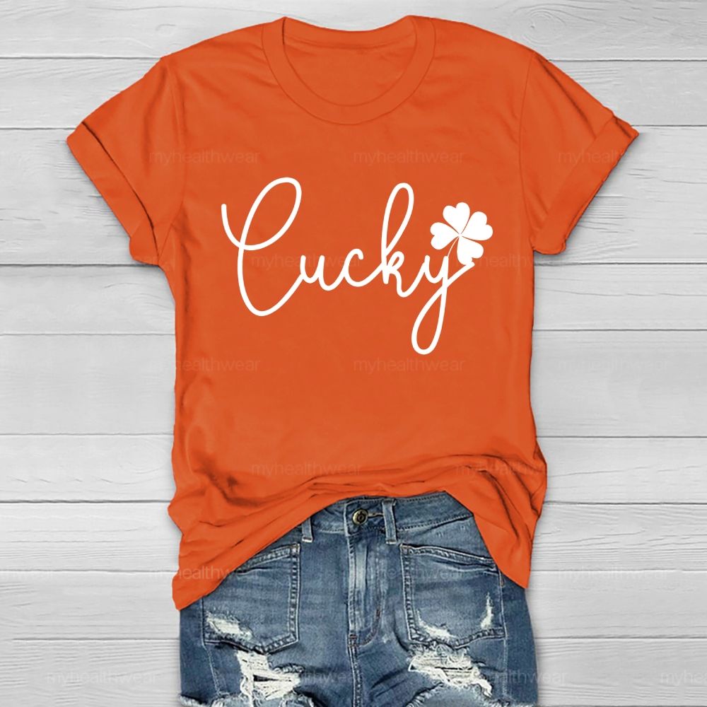 Luck Four-Leaf Clover Healthwear T-shirt
