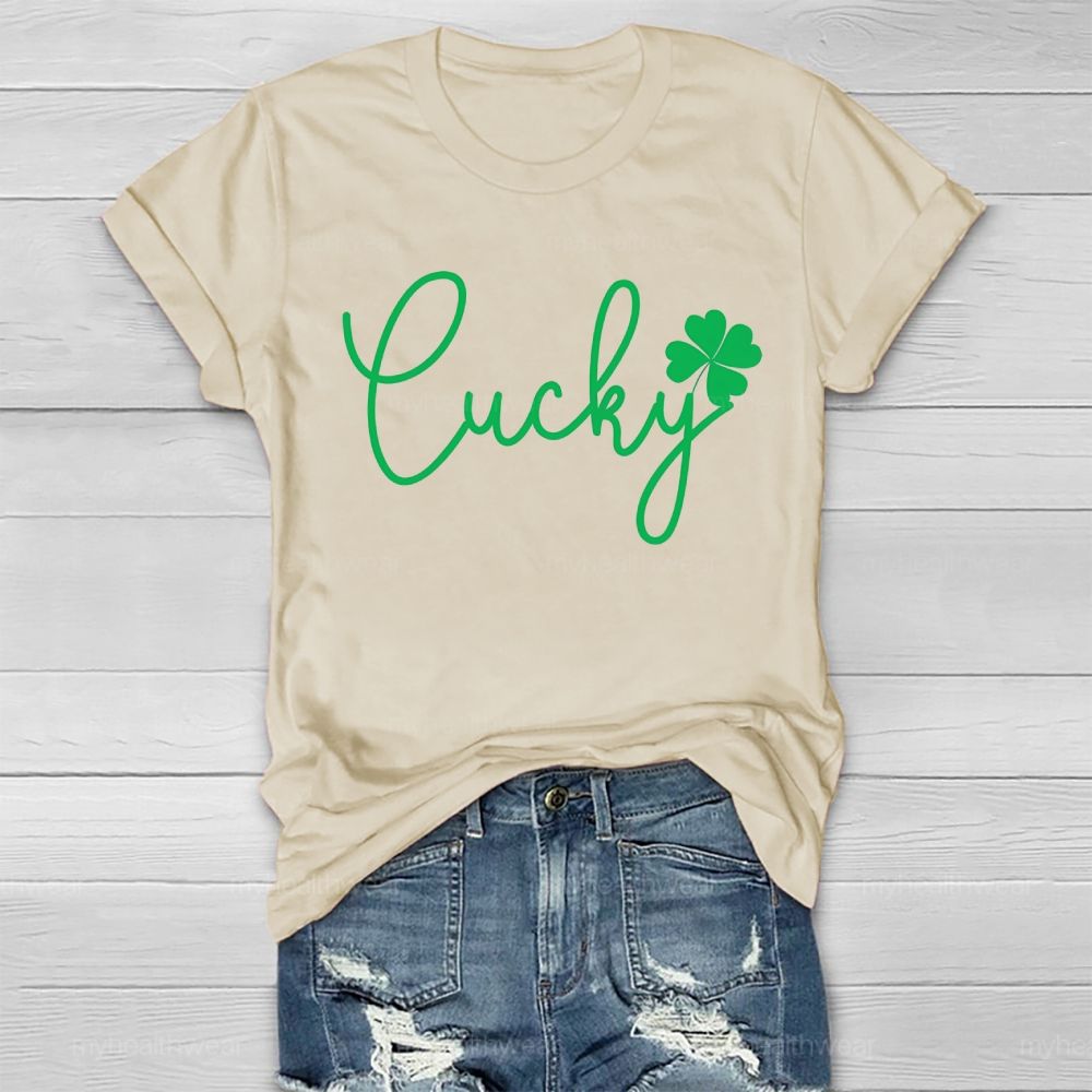 Luck Four-Leaf Clover Healthwear T-shirt