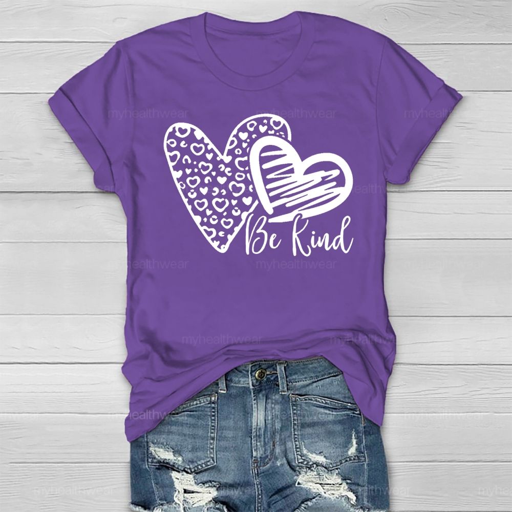 Be Kind Multiple Love  Healthwear T-shirt