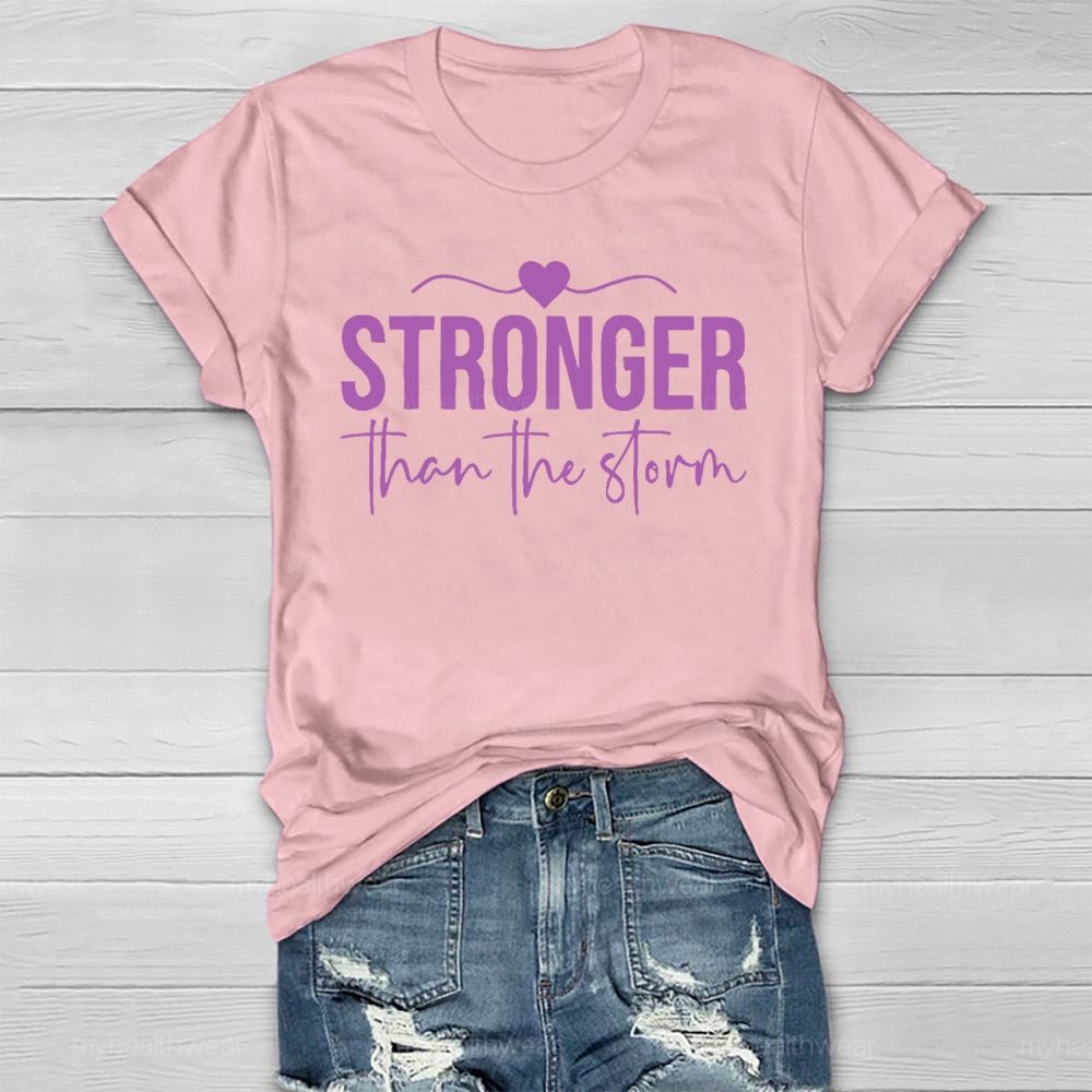 Stronger Than The Storm Love Letters Healthwear T-shirt
