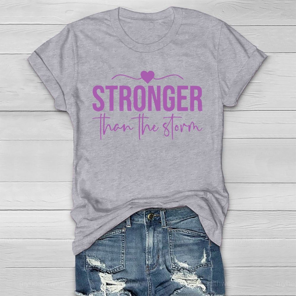 Stronger Than The Storm Love Letters Healthwear T-shirt