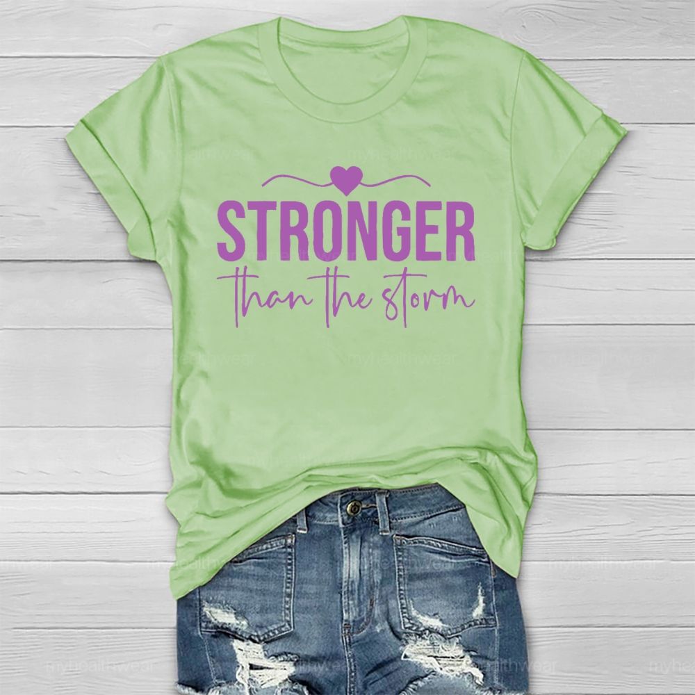 Stronger Than The Storm Love Letters Healthwear T-shirt
