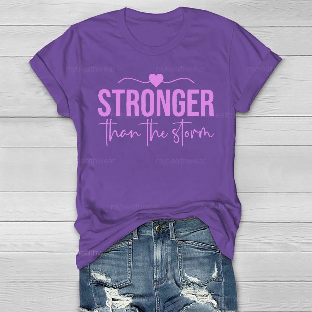 Stronger Than The Storm Love Letters Healthwear T-shirt