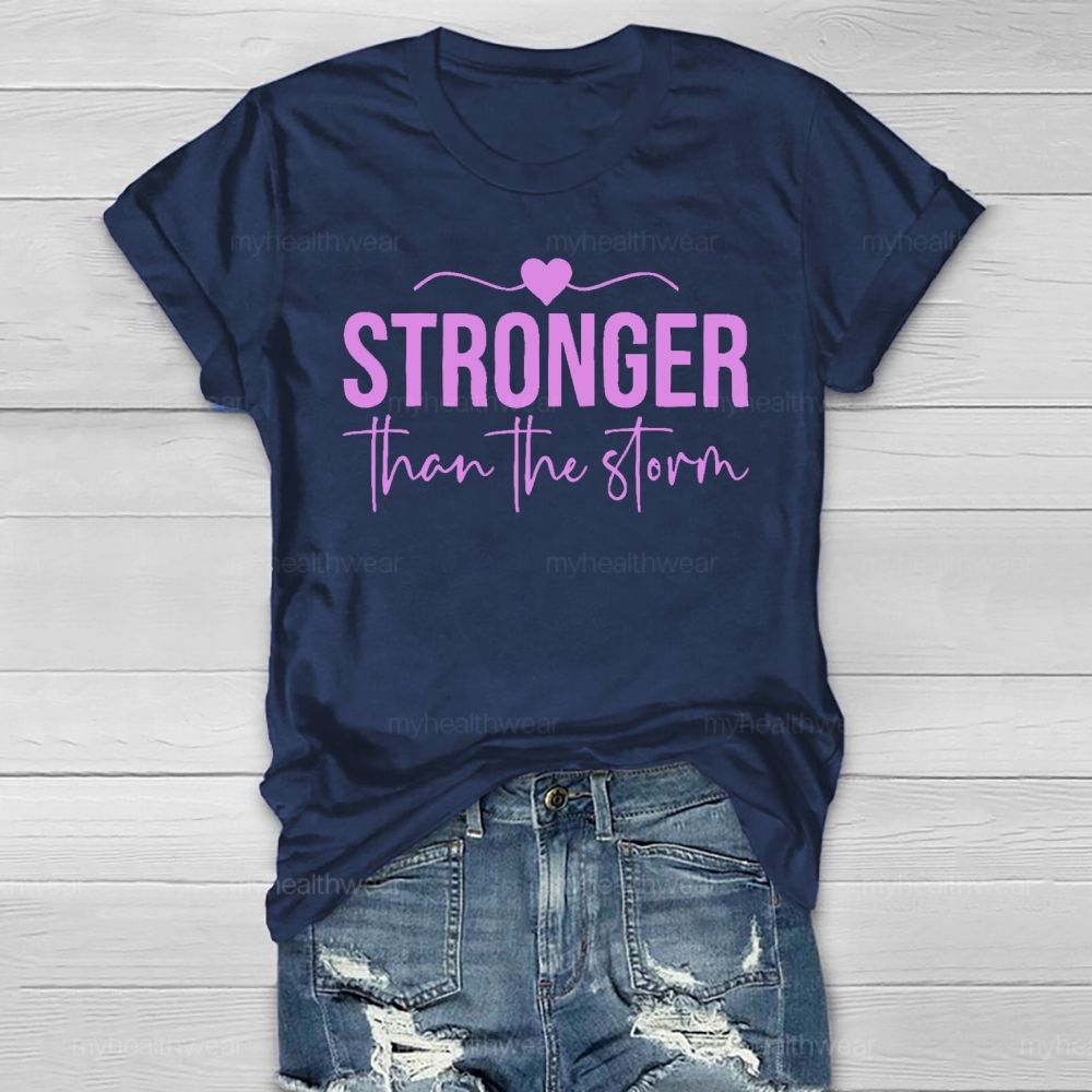 Stronger Than The Storm Love Letters Healthwear T-shirt