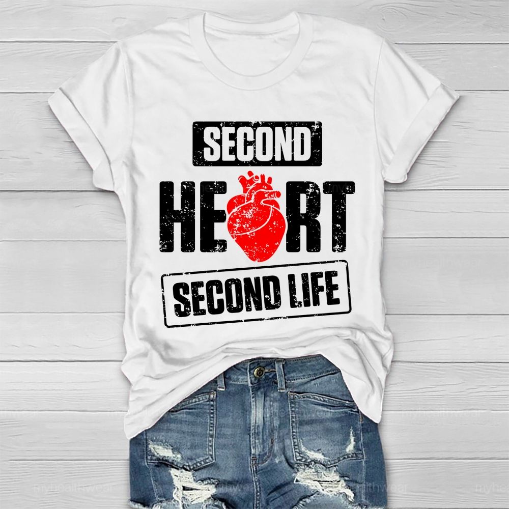 Second Heart Second Life Healthwear T-shirt