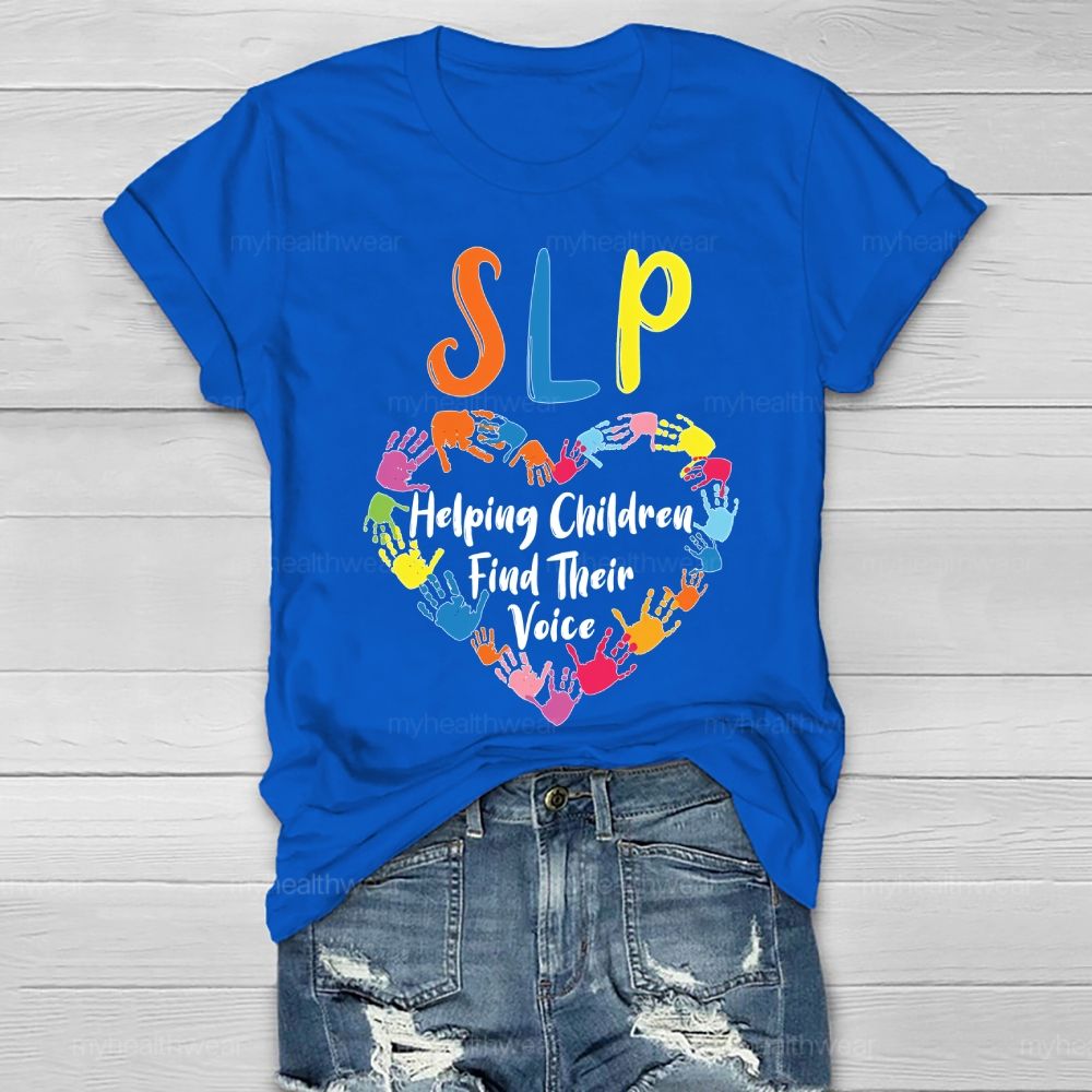 Slp Helping Children Find Their Voice   Healthwear T-shirt