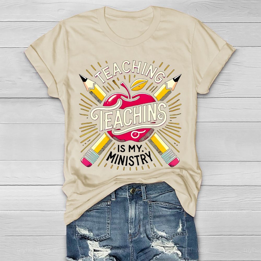 Teaching Is My Ministry Healthwear T-shirt