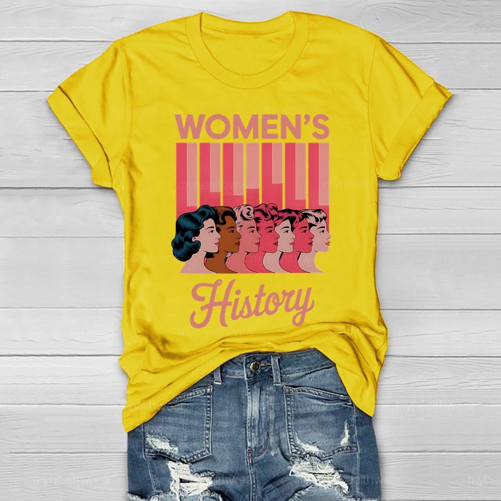 Women's History Portrait Graphics Healthwear T-shirt