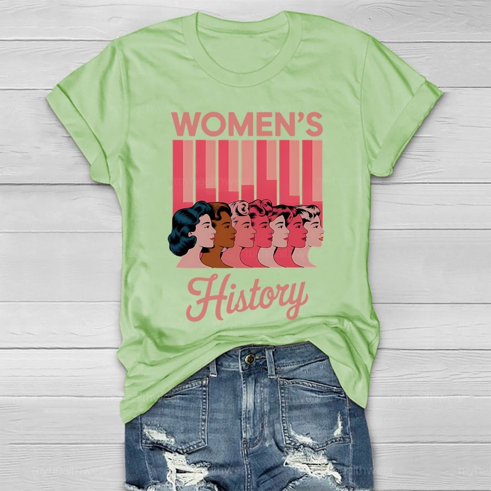Women's History Portrait Graphics Healthwear T-shirt
