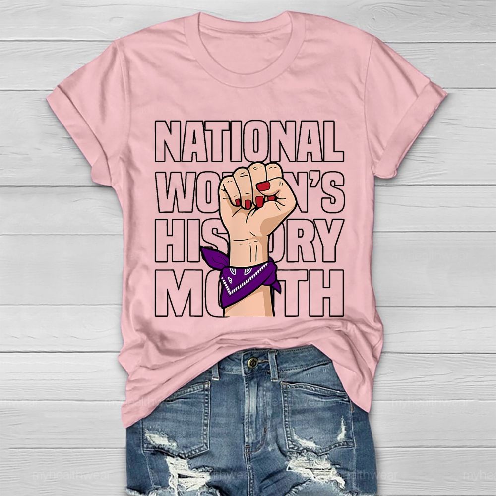 National Women's History Month Healthwear T-shirt