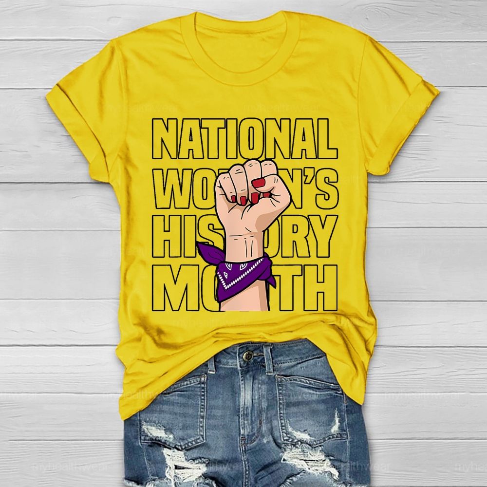 National Women's History Month Healthwear T-shirt
