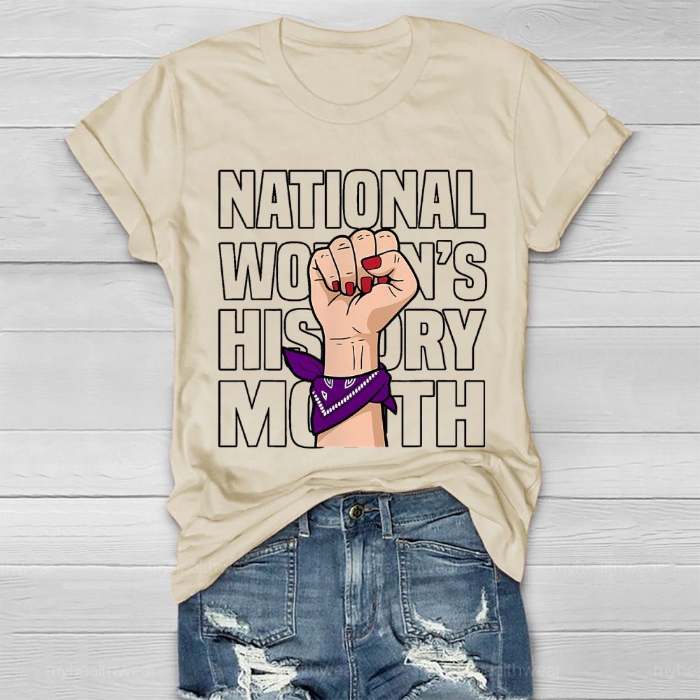 National Women's History Month Healthwear T-shirt
