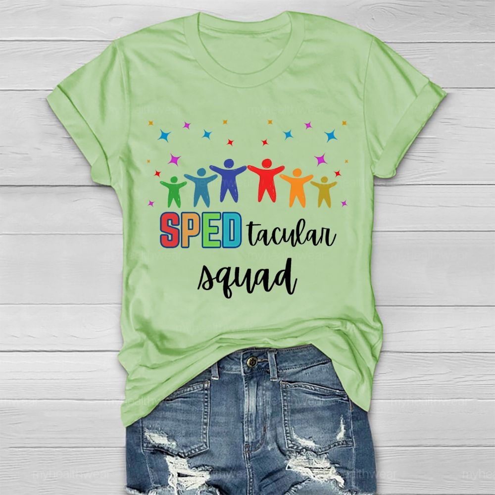 Sped Tacular Squad   Healthwear T-shirt
