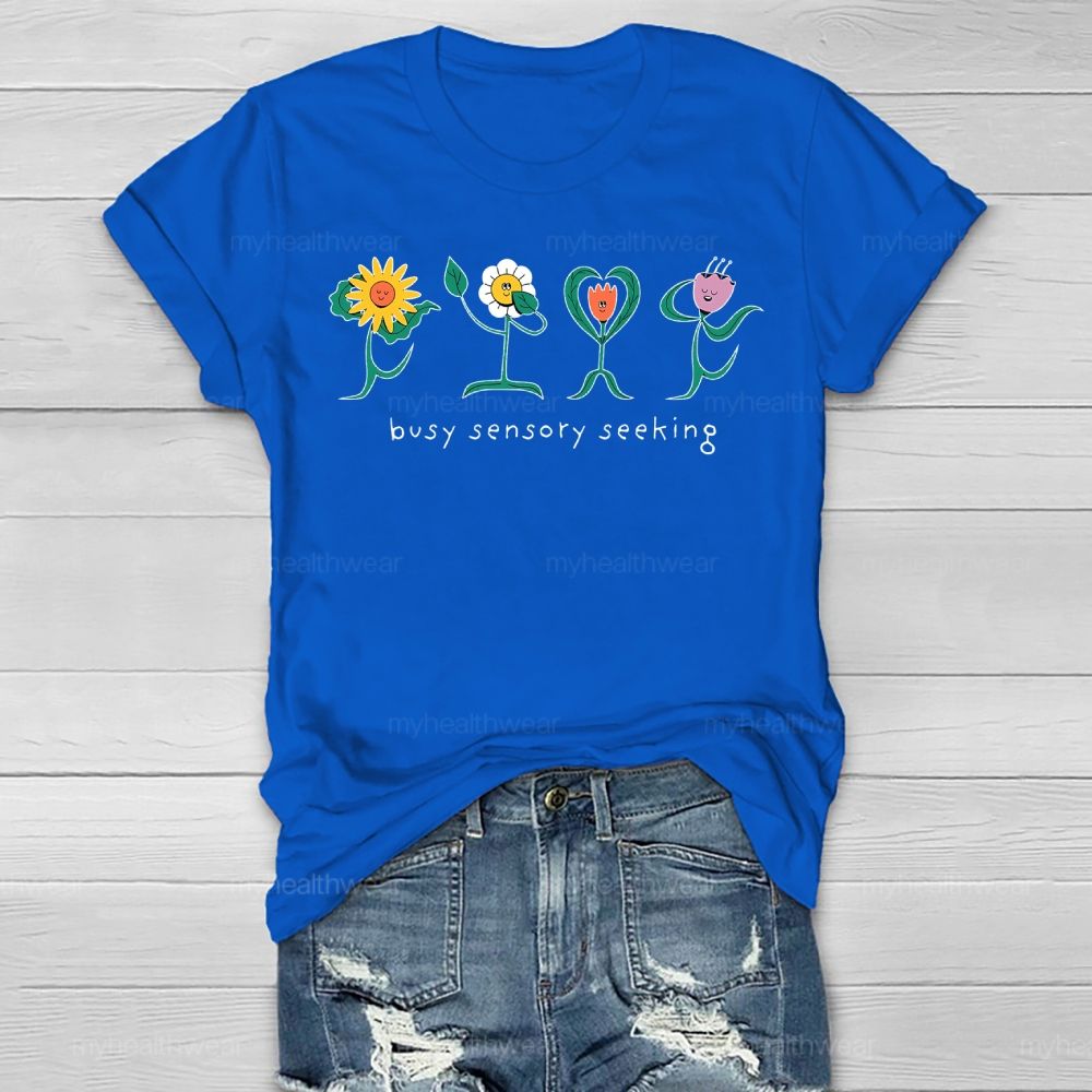 Busy Sensory Seeking Healthwear T-shirt