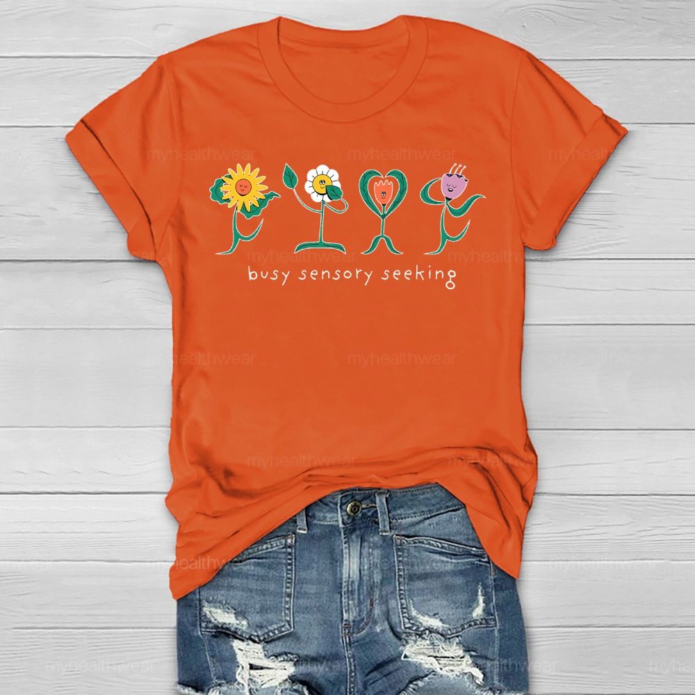 Busy Sensory Seeking Healthwear T-shirt