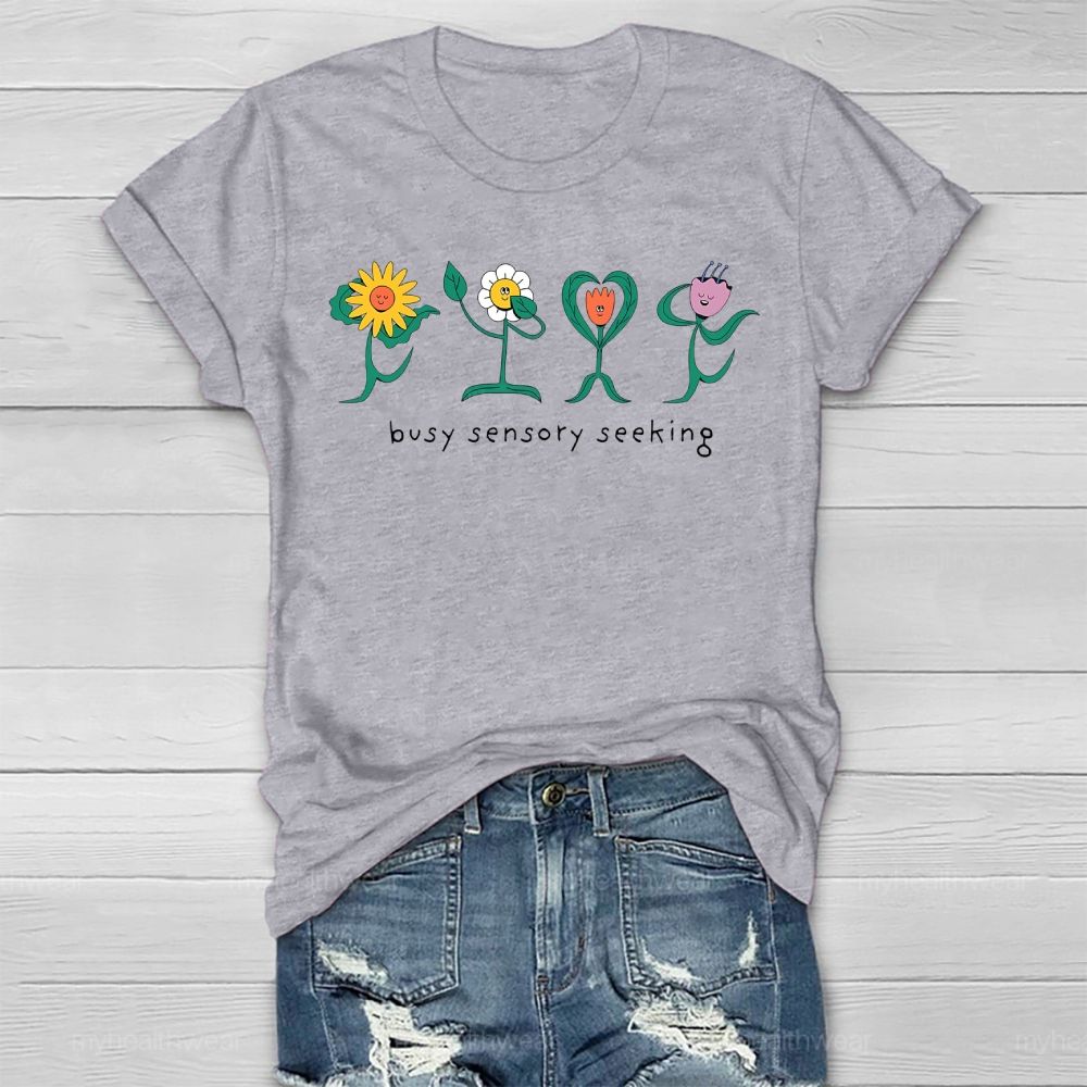 Busy Sensory Seeking Healthwear T-shirt