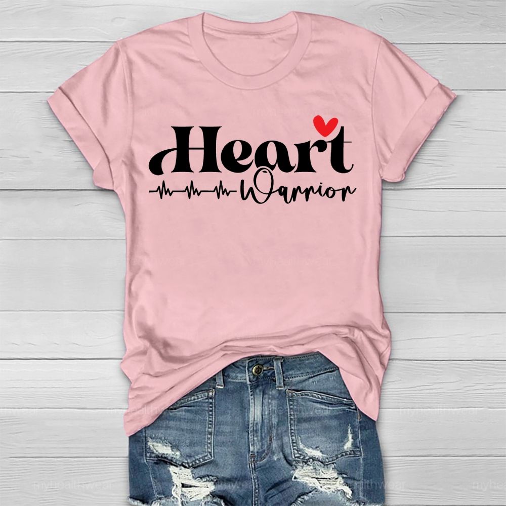 Heart Warrior Heartbeat Healthwear T-shirt