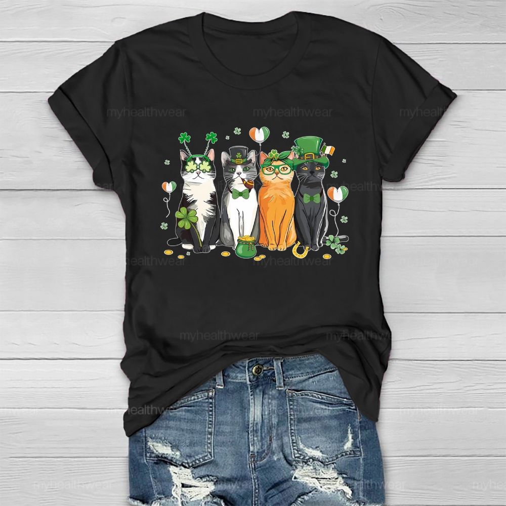 Clover Cat Healthwear T-shirt