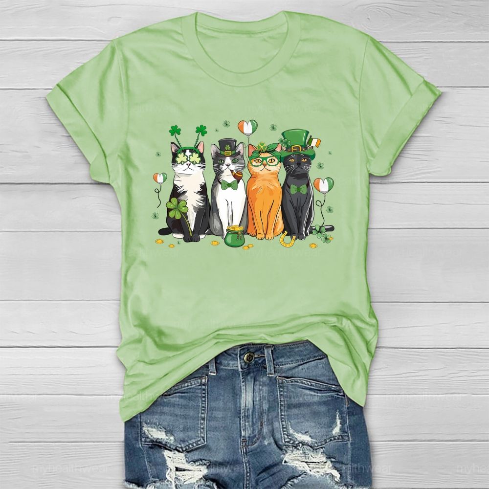 Clover Cat Healthwear T-shirt