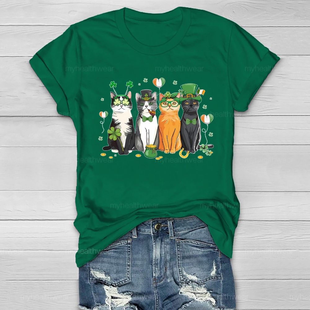 Clover Cat Healthwear T-shirt