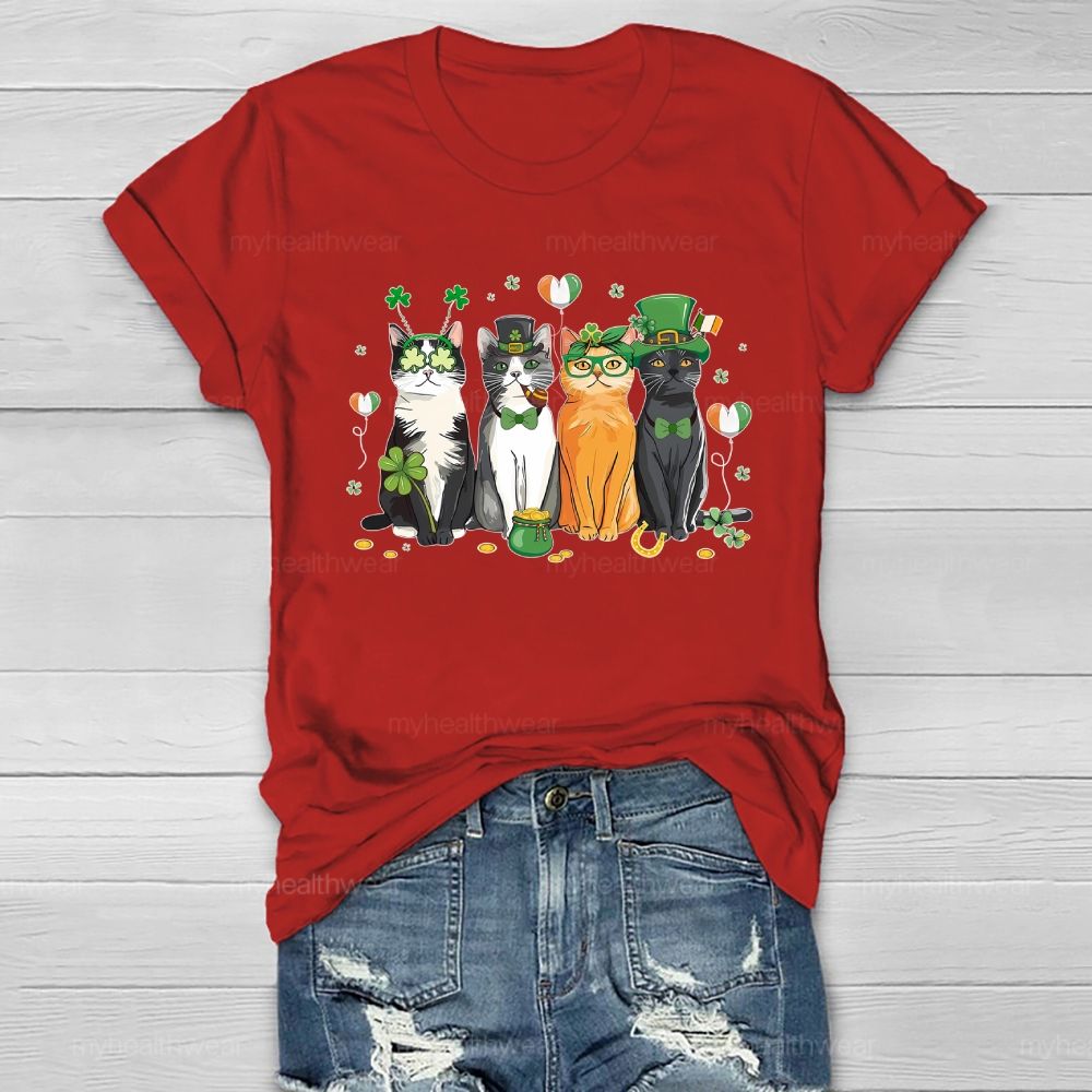 Clover Cat Healthwear T-shirt