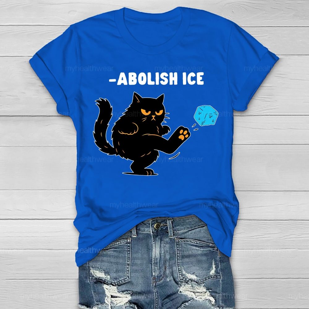 Abolish ICE Cat Healthwear T-shirt