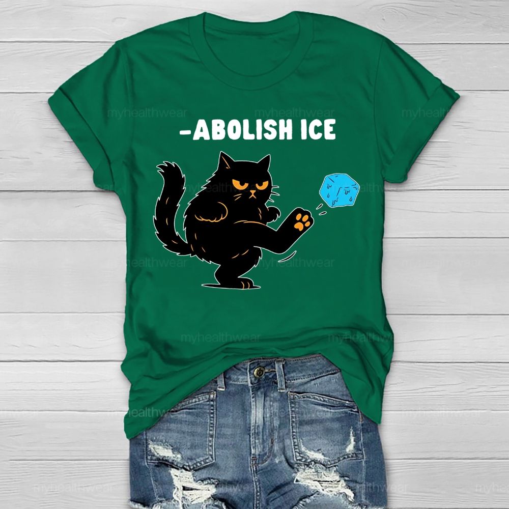 Abolish ICE Cat Healthwear T-shirt