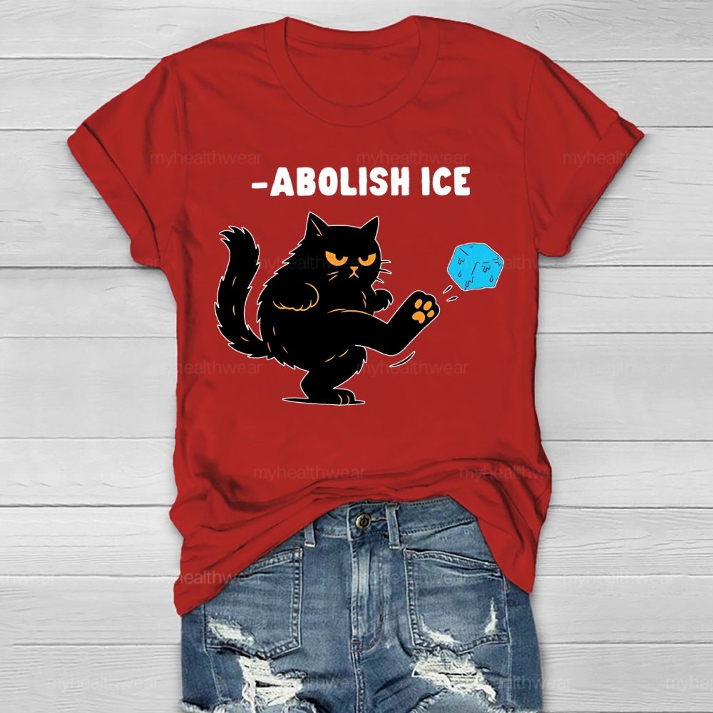 Abolish ICE Cat Healthwear T-shirt