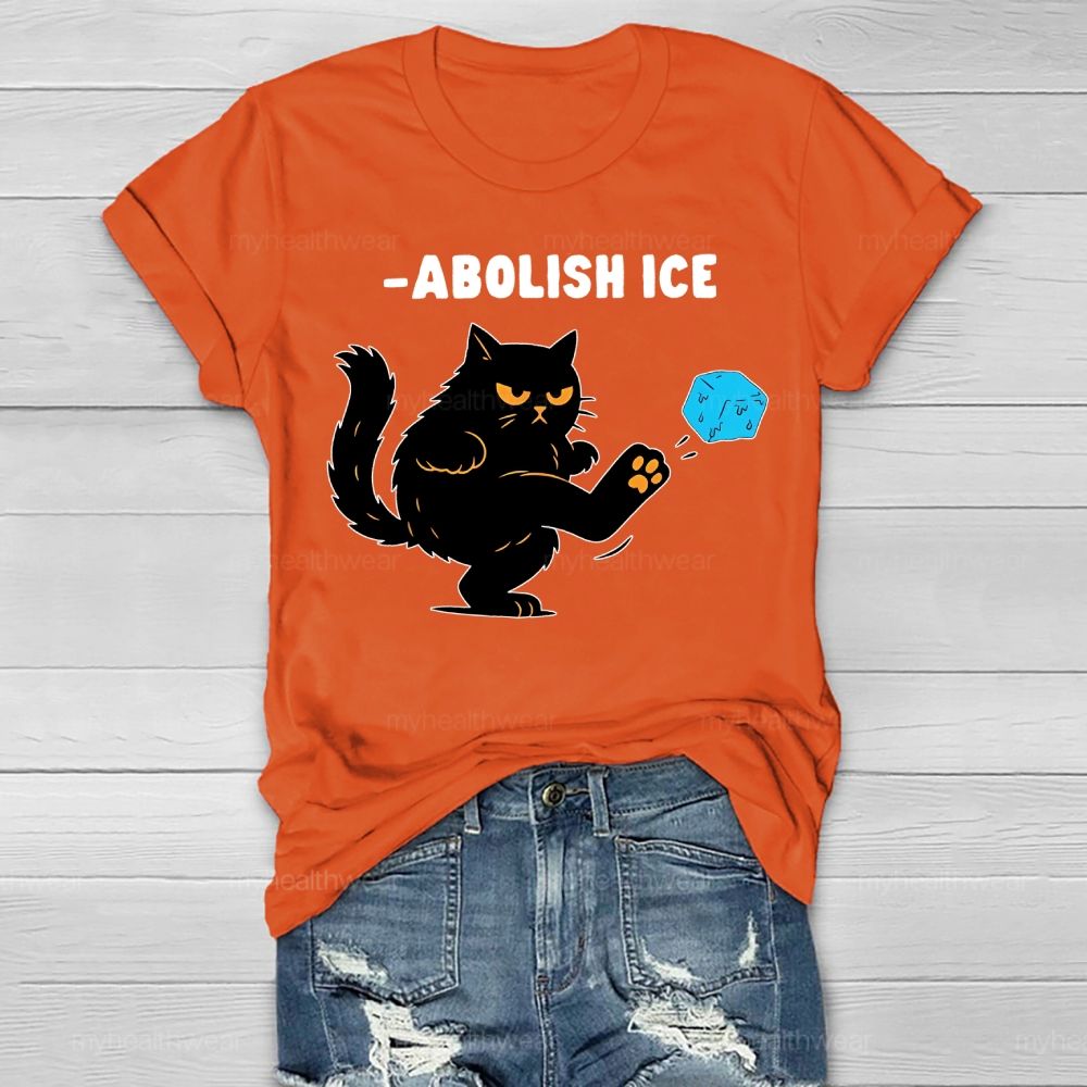 Abolish ICE Cat Healthwear T-shirt