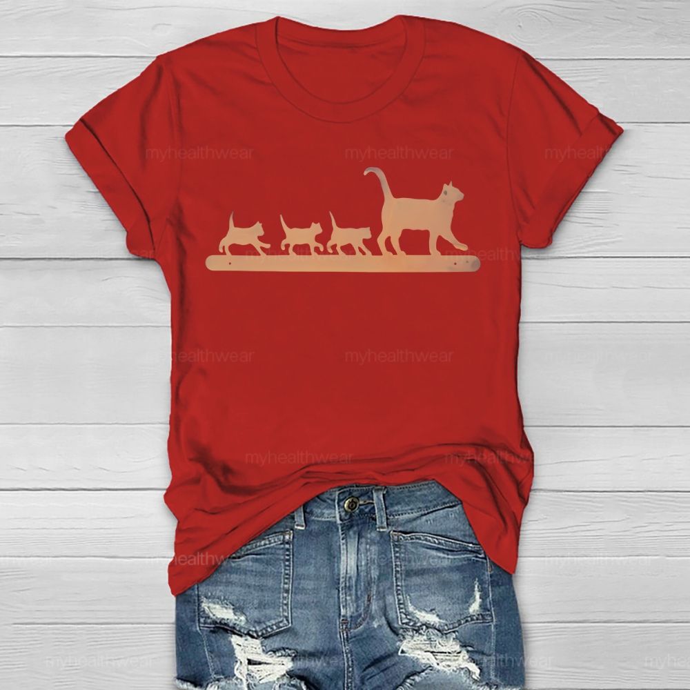 Cute Cat  Healthwear T-shirt