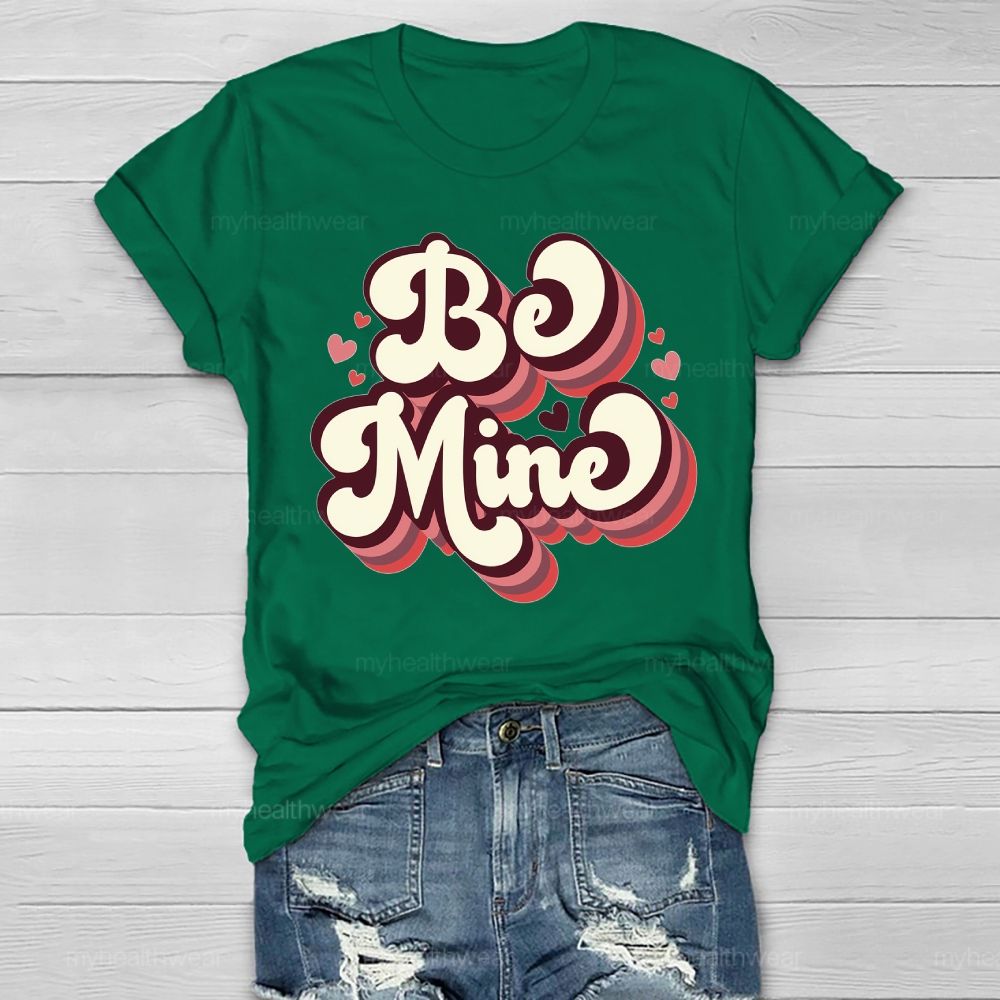 Be Kind Colorful Multi-Layered Letters  Healthwear T-shirt