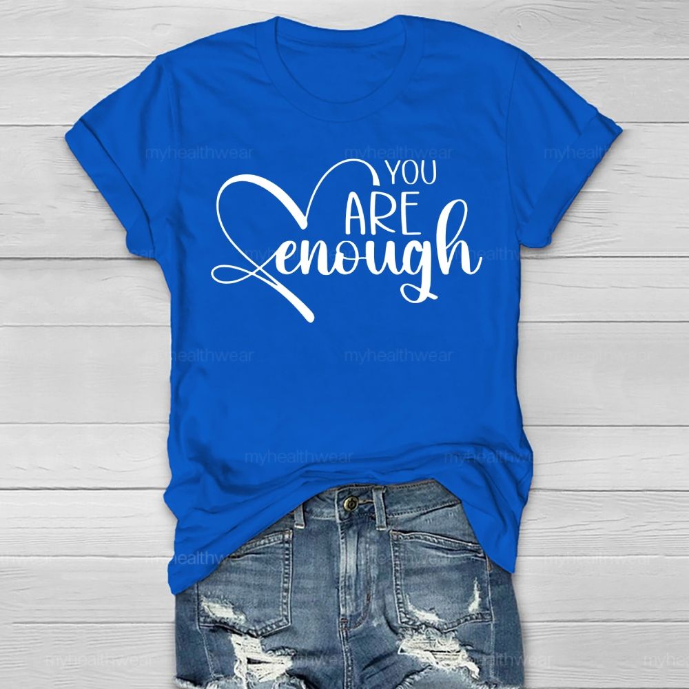 You Are Enough Love Letters Healthwear T-shirt