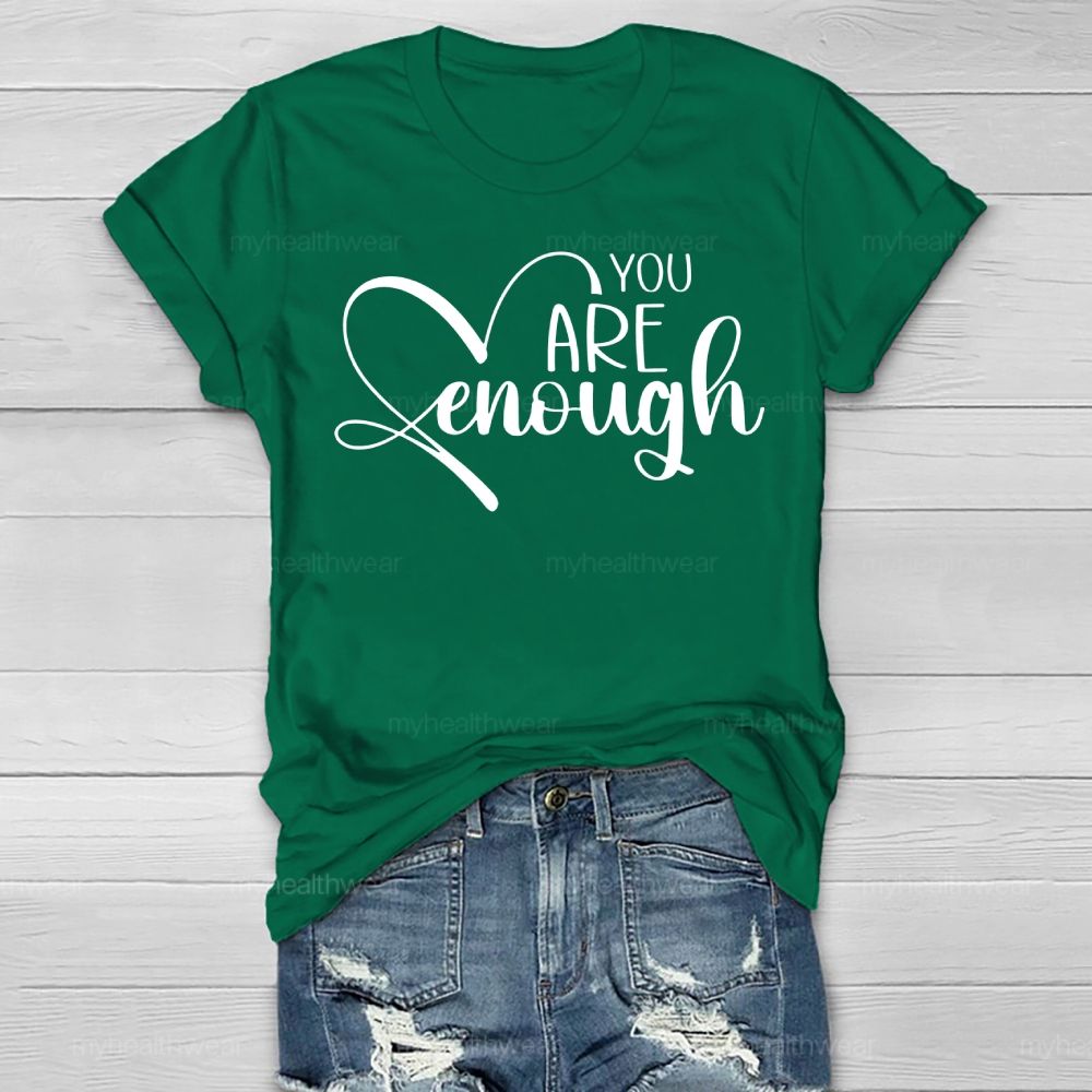 You Are Enough Love Letters Healthwear T-shirt