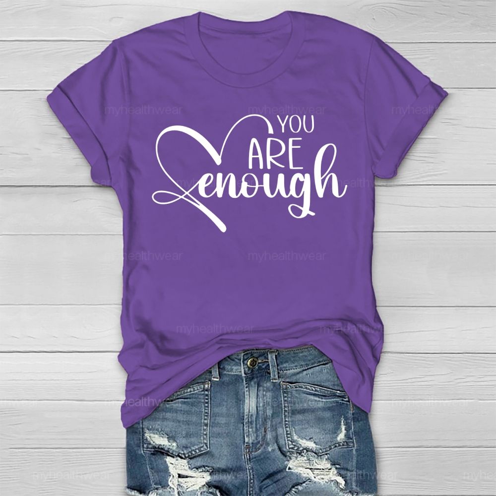 You Are Enough Love Letters Healthwear T-shirt