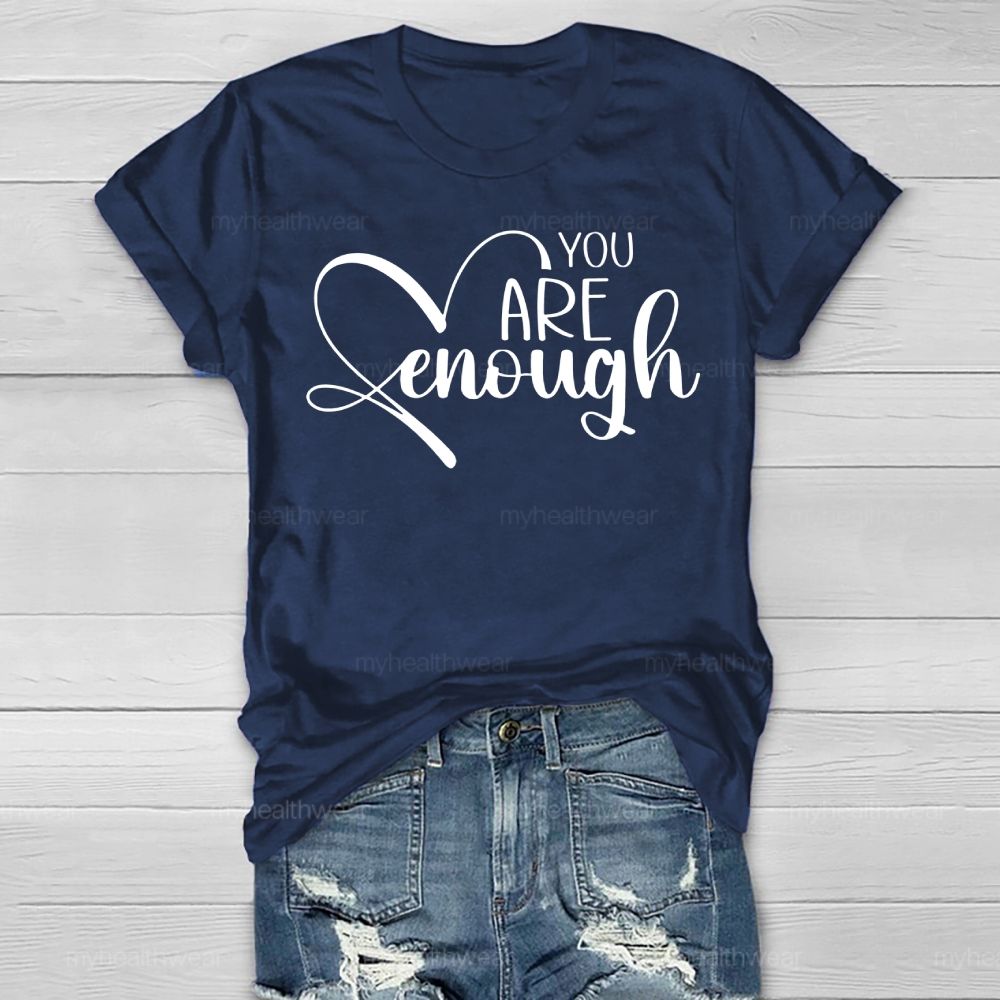 You Are Enough Love Letters Healthwear T-shirt