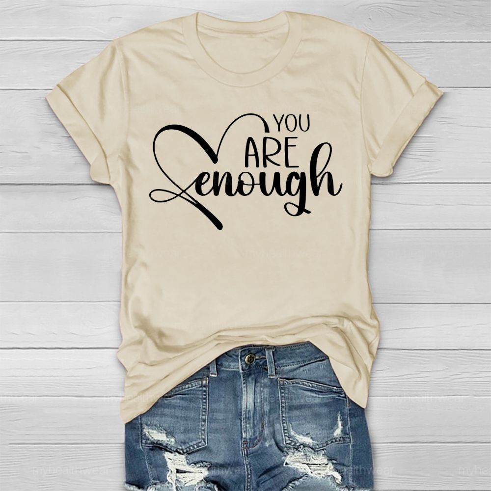 You Are Enough Love Letters Healthwear T-shirt